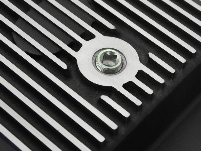 AFE 46-70182 Transmission Pan Black Machined 11-14 fits Ford 6R140 Trucks V8 6.