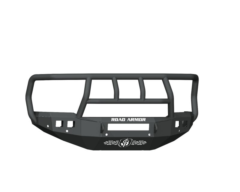 Road Armor 4192F2B-NW 19-20 Ram 2500 Stealth Front Bumper w/fits Titan II Guard/6 Sensor Holes - Tex Blk