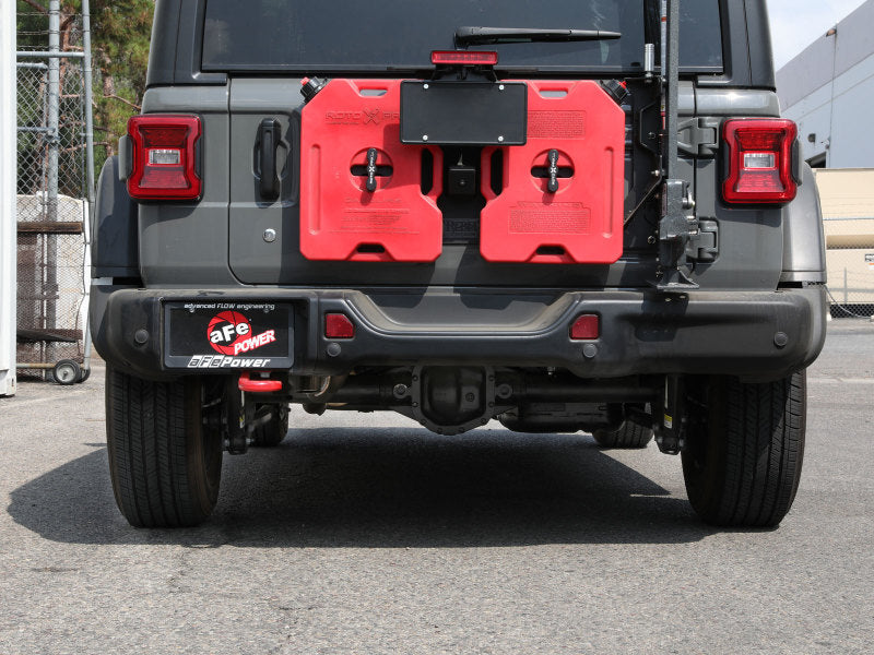 AFE 49-48070-1 orce-Xp Axle-Back Exhaust System w/NoTip 18-20 fits Jeep Wrangle