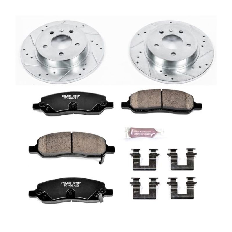 PowerStop K4658 fits Buick 06-11 Lucerne Rear Z23 Evolution Sport Brake Kit
