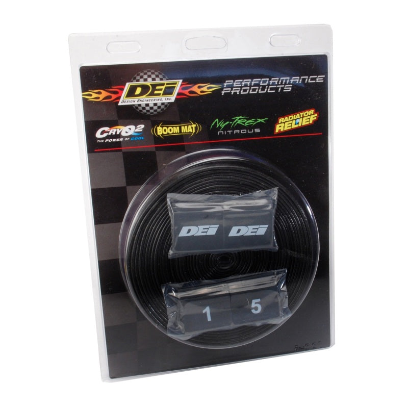 DEI 93636 Silicone Protect-A-Sleeve 3/8in - Silicone Fiberglass - 50ft - Black