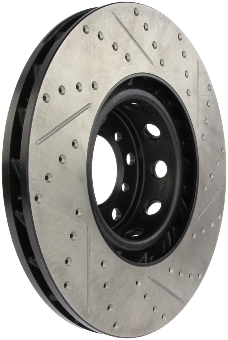 Stoptech 127.34063R 00-03 BMW M5 (E39) Slotted & Drilled Right Front Rotor