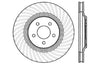 Stoptech 127.61045R 94-04 Ford Mustang SVT Cobra Slotted & Drilled Sport Front Right Brake Rotor
