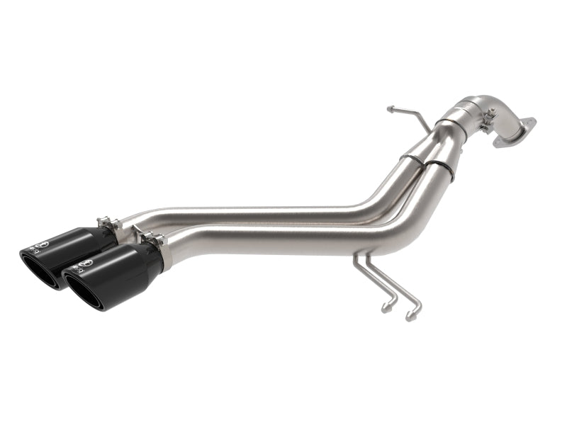 AFE 49-37019-B 13-17 fits Hyundai Veloster L4-1.6L 2-1/2in 304 SS Axle-Back Ex