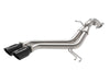 AFE 49-37019-B 13-17 fits Hyundai Veloster L4-1.6L 2-1/2in 304 SS Axle-Back Ex