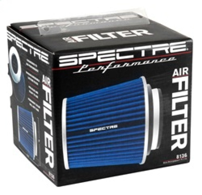 Spectre 8136 Adjustable Conical Air Filter 5-1/2in. Tall (Fits 3in. / 3-1/2in. / 4in. Tubes) - Blue