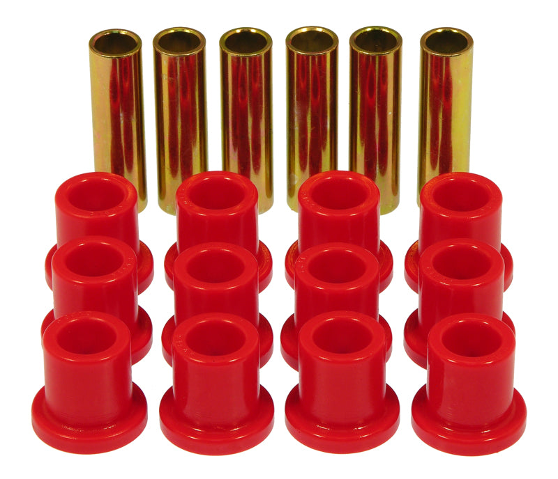 Prothane 6-1001 fits Ford 57-72 F100/F150 Rear Spring & Shackle Bushings - Red