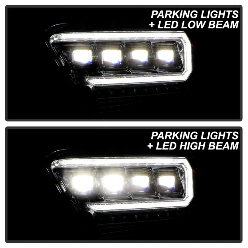 Spyder 5088369 fits Toyota 16-20 Tacoma Halogen Model Only High-Power LED Headl