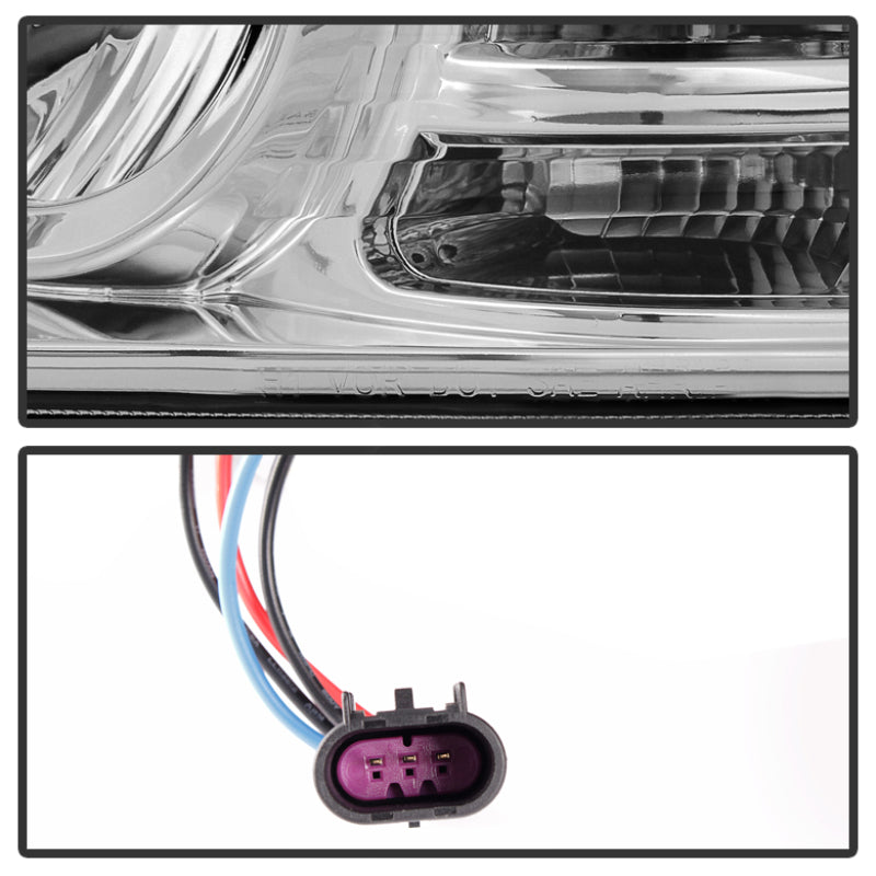 Spyder 5080998 fits Dodge 09-12 Ram Projector Headlights Light Bar DRL Chrome P