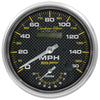 AutoMeter 4878 AutoMeter 160mph & 8k RPM Electirc Program 5in. Carbon Fiber Gauge Tach/Speedo