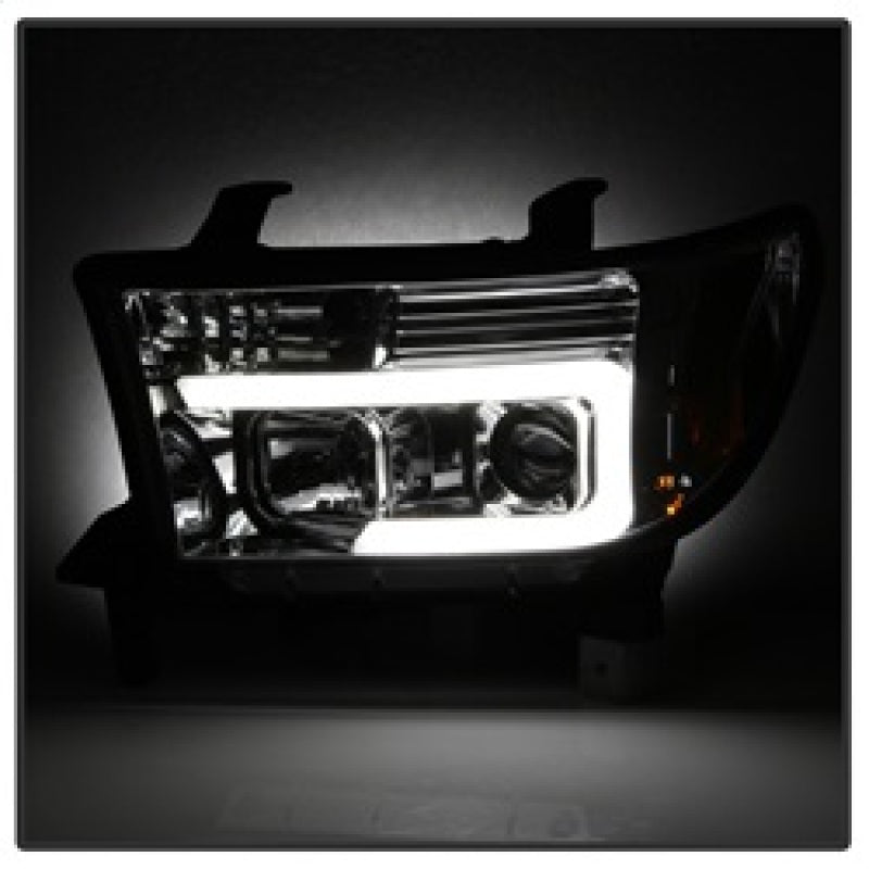 Spyder 5084651 fits Toyota 07-13 Tundra V2 Light Bar DRL Projector Headlights -