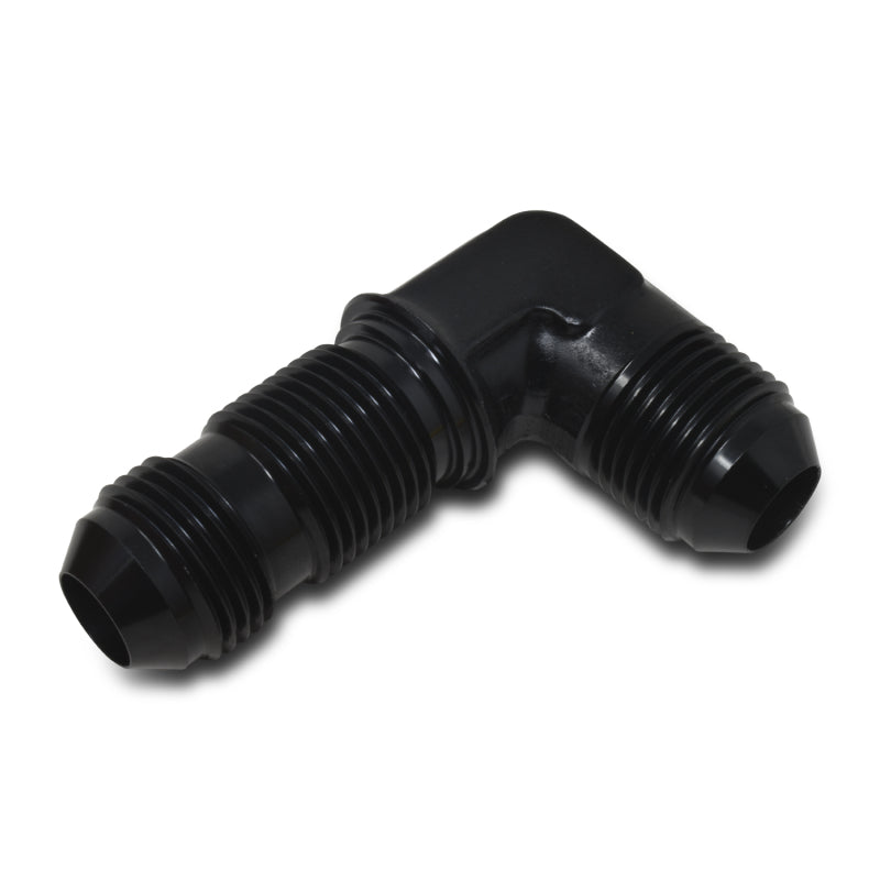Russell 661253 Performance -6 AN 90 Degree Flare Bulkhead (Black)