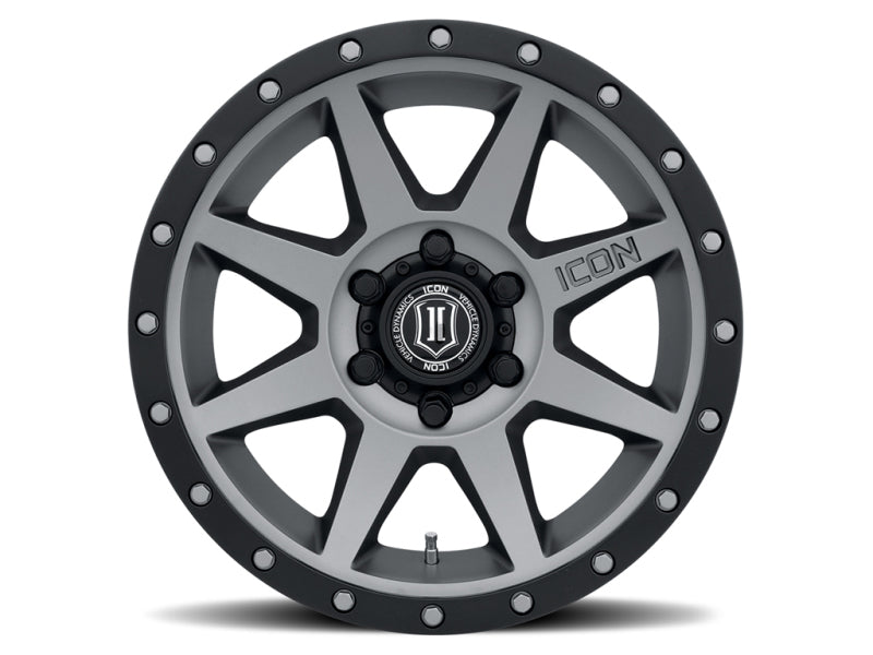 ICON 21817858357TT Rebound Pro 17x8.5 6x5.5 25mm Offset 5.75in BS 93.1mm Bore Titanium Wheel