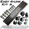Artec Industries LK0003 Easy 4 Link - Kit A - No Tube - 7/8 In & 1 1/4 In Rod Ends