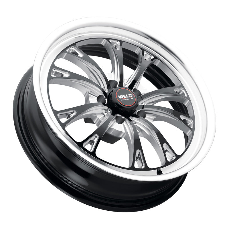 Weld S1578C022N23 Belmont Drag 18x5 / 5x120 BP / ET-23 BS2.1 Gloss Black MIL DI