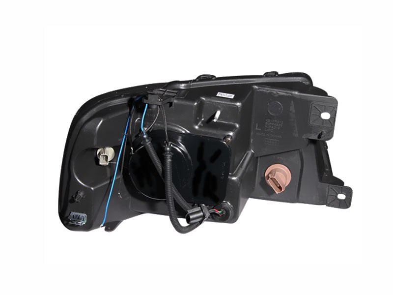 ANZO 111028 2008 fits Ford 04-20 F-150 Projector Headlights w/ Halo and LED Black