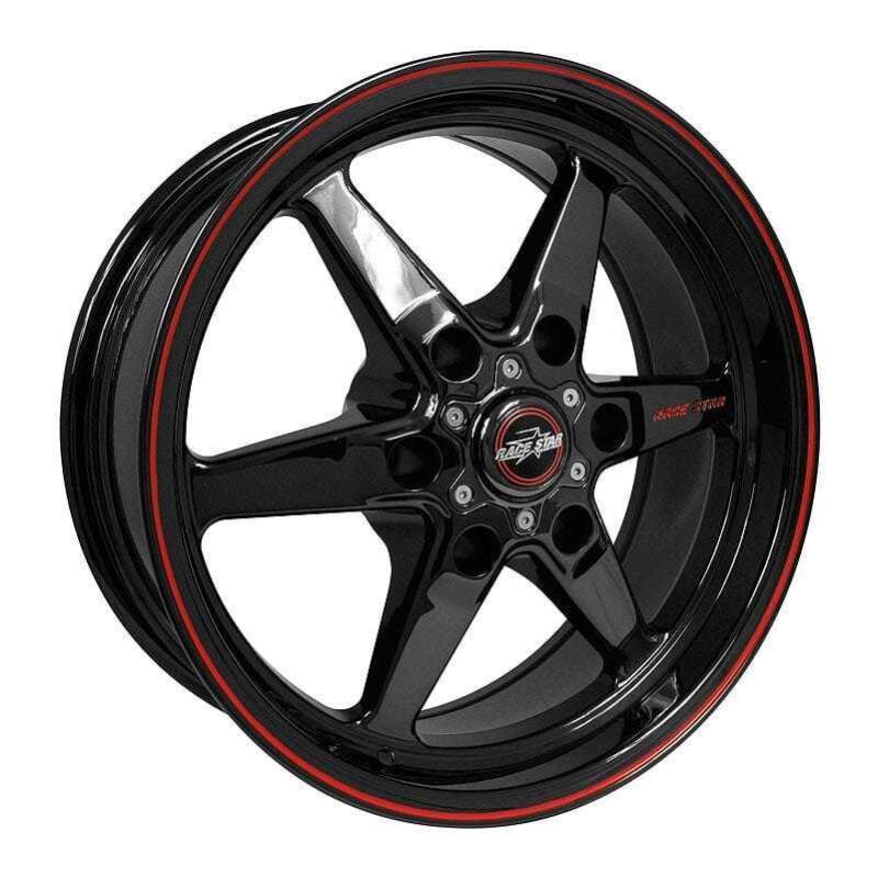 Race Star 93-745842B 93 Truck Star 17x4.50 6x5.50bc 1.75bs Direct Drill Gloss Black Wheel