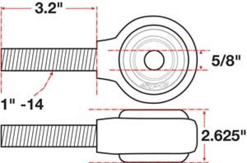 SPC Performance 15736 XAXIS Rod End Ball Joint