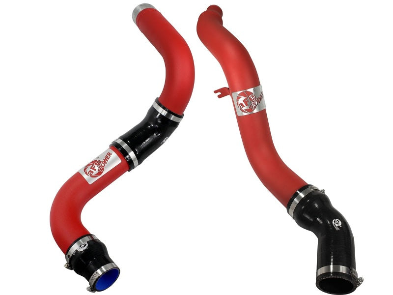 AFE 46-20174-R unner 3in Red Intercooler Hot and Cold Side Tubes 14-15 fits Dod