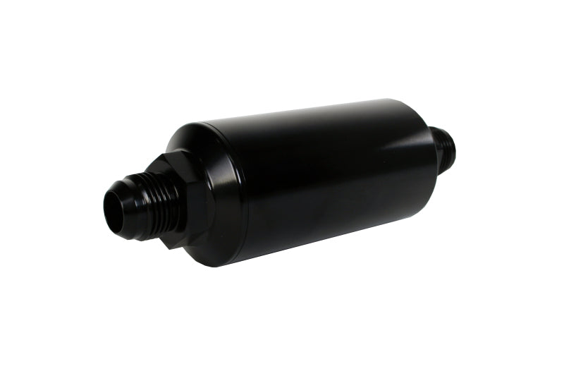 Aeromotive 12387 In-Line Filter - (AN -10 Male) 10 Micron Fabric Element Bright