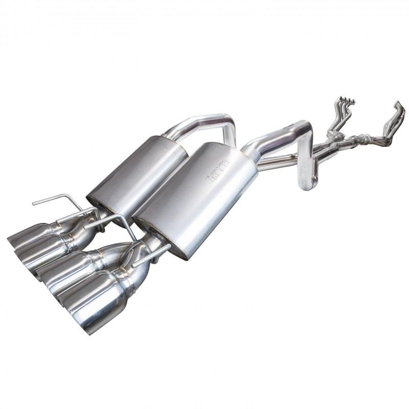 Kooks 21606300 09-13 fits Chevy Corvette C6 LS2/LS3 6.0L/6.2L OEM x 2 1/2in Axleback w/Pol tips