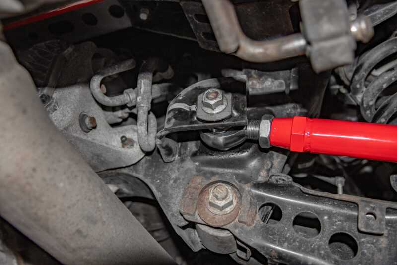 UMI Performance 2545-RUMI 16-24 fits Chevrolet Camaro Alignment Toe Arm - Red