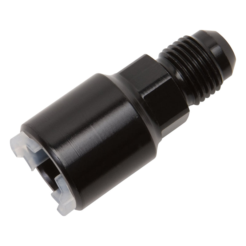 Russell 640863 Performance -6 AN male to 5/16in SAE quick-disconnect female (Black Single)