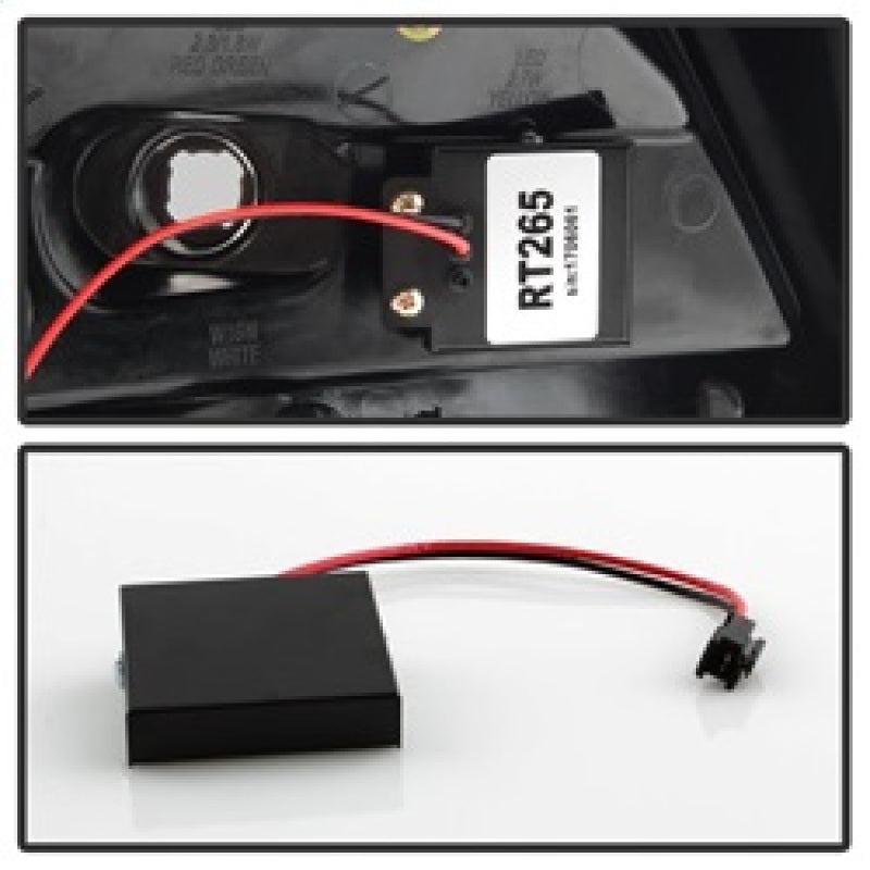 Spyder 5085146 fits Ford 12-14 Focus 5DR LED Tail Lights - Black Smoke (ALT-YD-