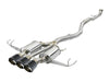 AFE 49-36623-C 3in 304 SS Cat-Back Exhaust w/ Carbon Fiber Tips 17-18 fits Hon