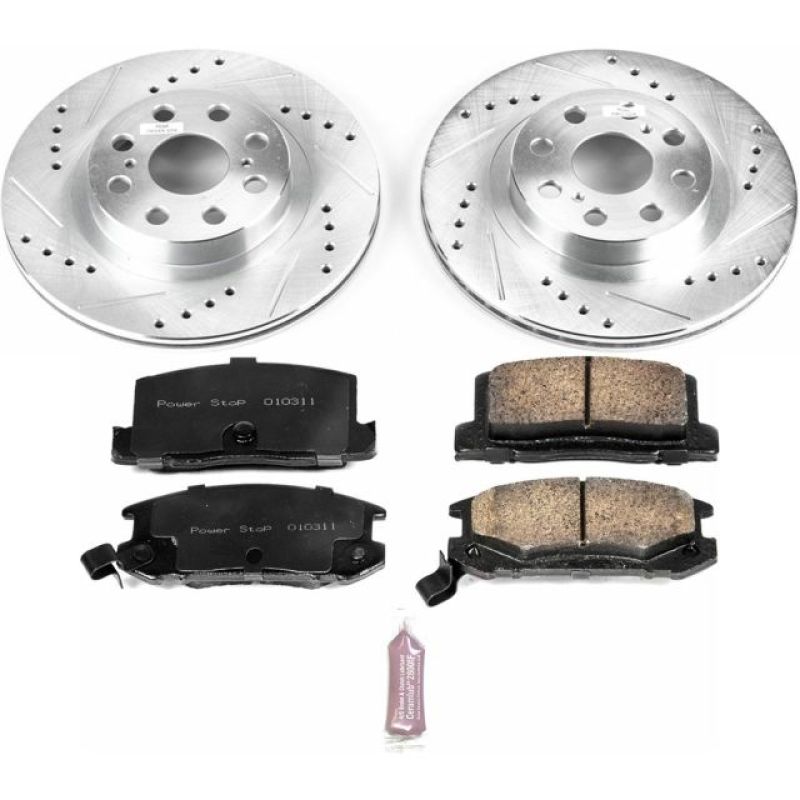 PowerStop K3161 fits Toyota 00-05 MR2 Spyder Rear Z23 Evolution Sport Brake Kit