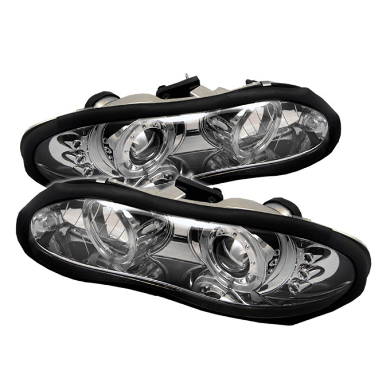 Spyder 5009241 fits Chevy 98-02 Camaro Projector Headlights LED Halo LED Chrm -