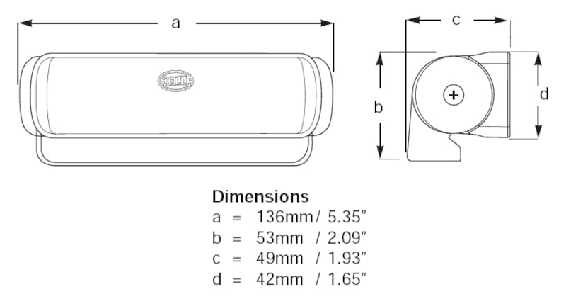 Hella 980670301 Worklamp Wl200 Spread Md12/24 2Ja