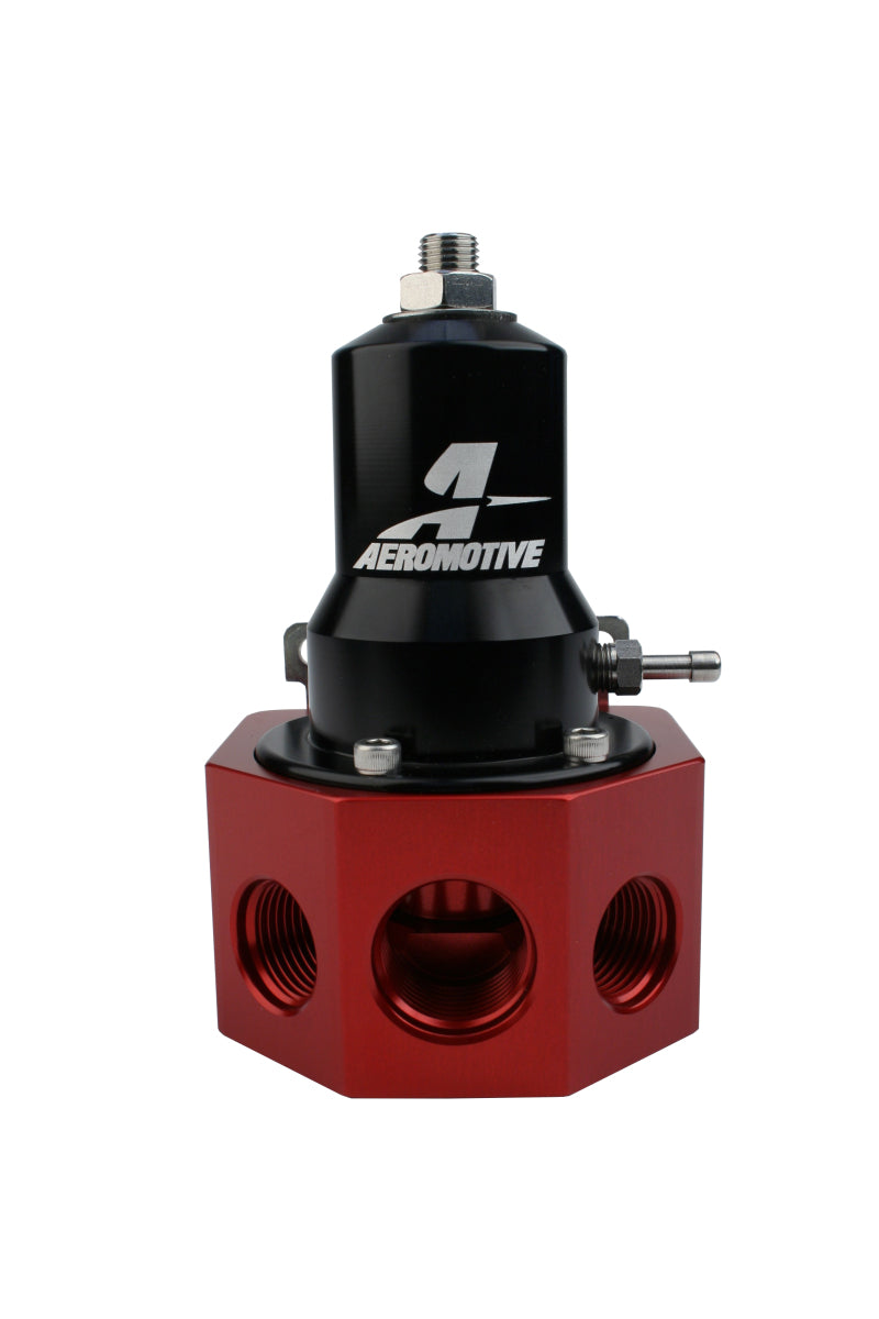 Aeromotive 13133 Regulator - 0 PSI - .500 Valve - 4x AN-08 and AN-10 inlets / A