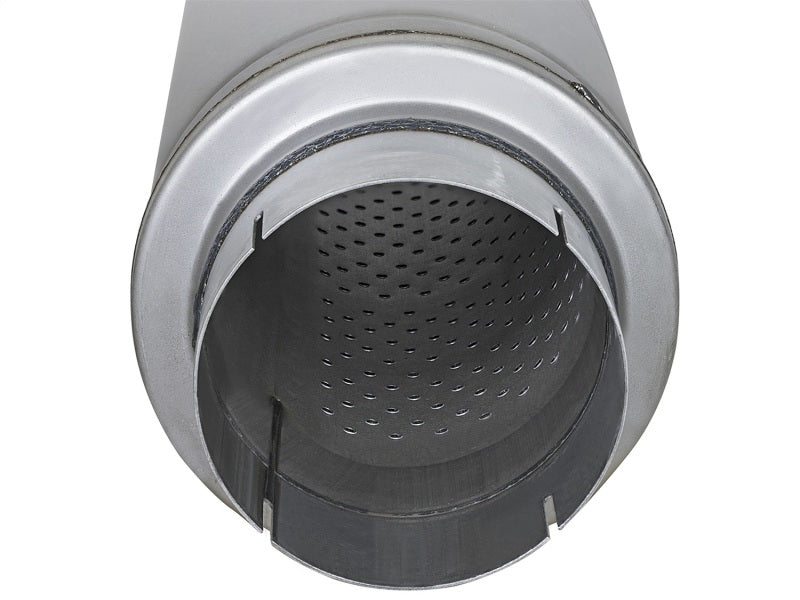 AFE 49M00023 Aluminized Steel Muffler 5in Center/Center 24in L x 7in Diameter -