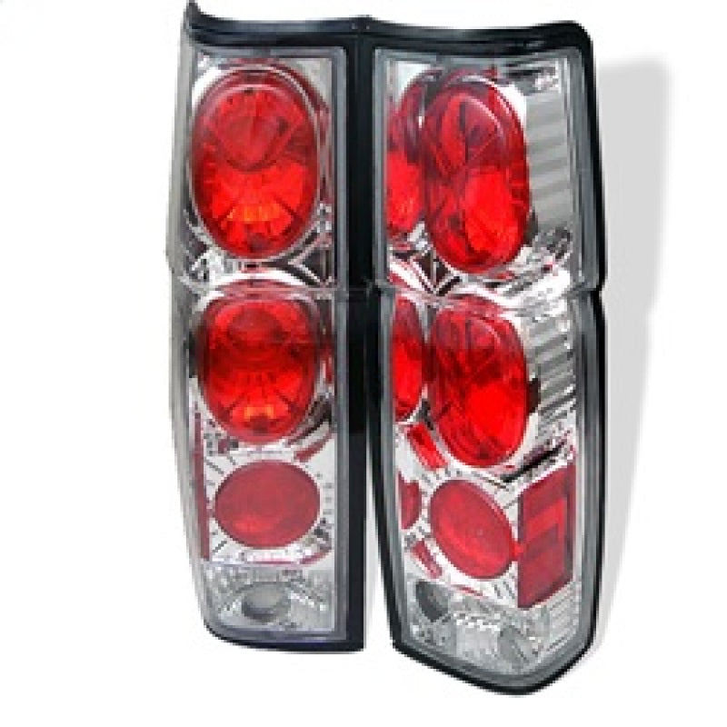 Spyder 5006882 fits Nissan 86-97 Hardbody Euro Style Tail Lights Chrome ALT-YD-