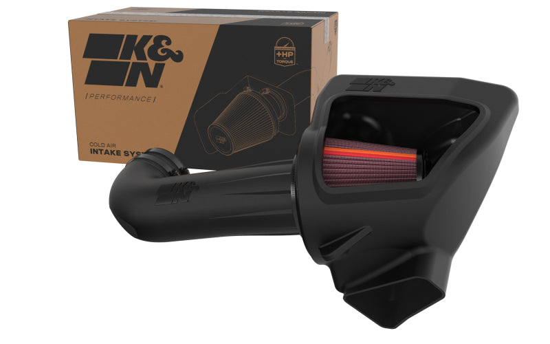 K&N Engineering 50-3092 K&N 16-24 fits Chevy Camaro SS V8-6.2L F Performance Air Intake System