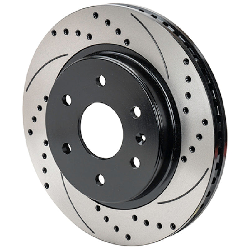 Wilwood 160-16512-BK Rotor-SRP-Drill/Slot-RH-BLK 13.38 x 1.25 - 6x5.5