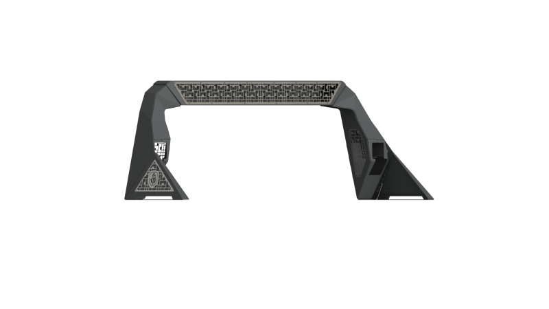 Road Armor 6992DHRP-C1-MD 99-20 fits Ford F-250 iD Headache Rack w/Bedrail Pods/ 40in Center Light Pod/iD Raw