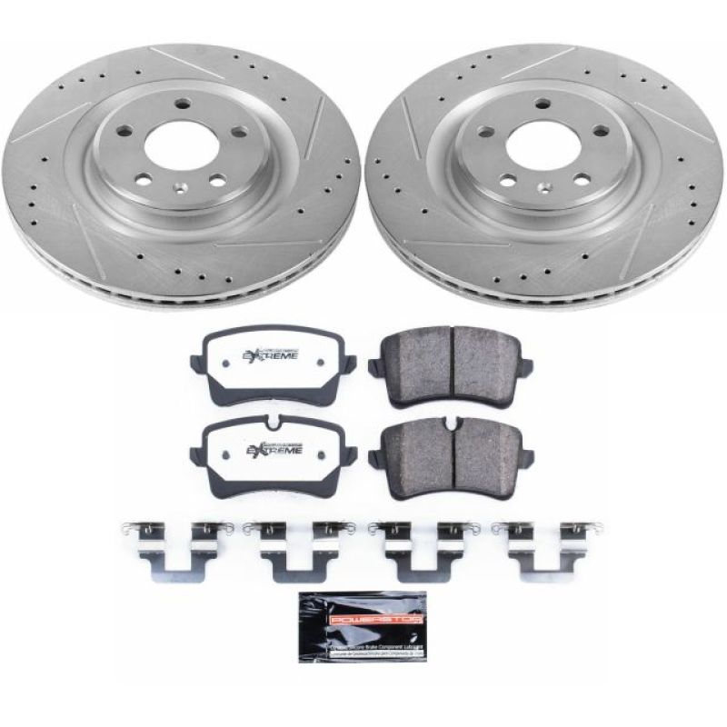 PowerStop K6001-26 2012 fits Audi A7 Quattro Rear Z26 Street Warrior Brake Kit