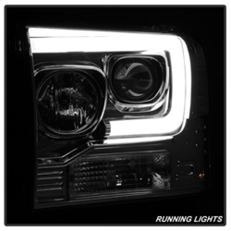 Spyder 5084682 fits Ford 05-07 F250/350/450 SD Ver 2 Proj Headlights - Light Ba