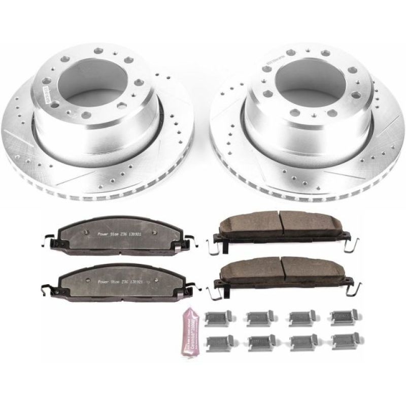 PowerStop K7131-36 Power Stop 13-18 Ram 3500 Rear Z36 Truck & Tow Brake Kit
