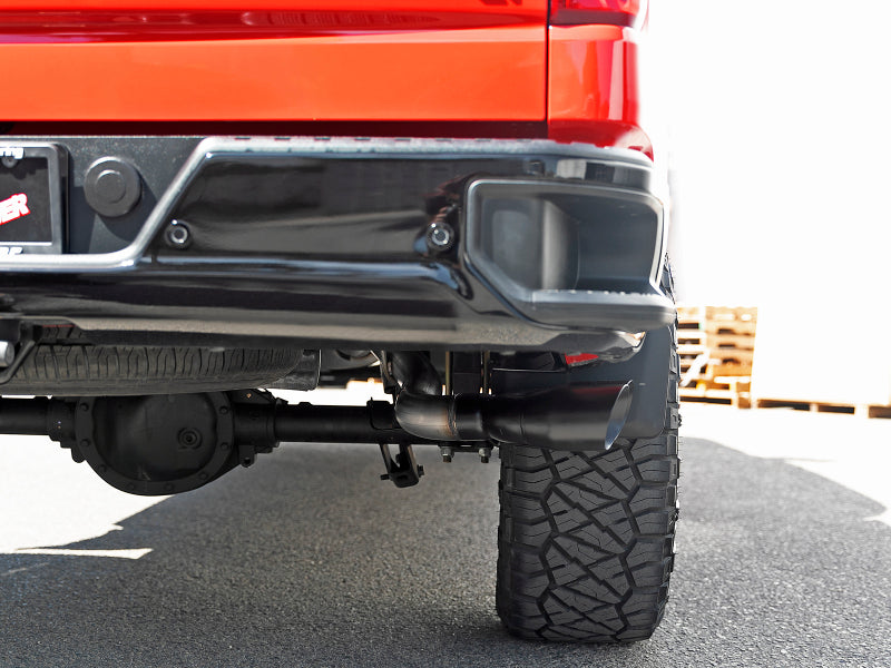 AFE 49-34106-B Series 3in 304SS Exhaust Cat-Back w/Blk Tip 2019 fits GM Silver