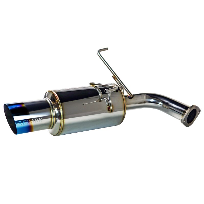 Remark RK-C2076S-03TC 2022+ fits Subaru WRX (VB) Catback Exhaust - Dual R1 Spec Burnt Stainless (Resonated)