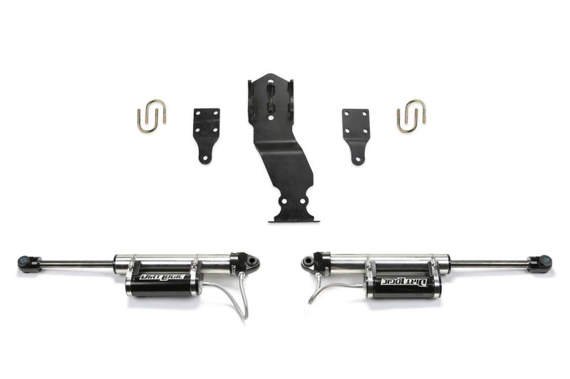 Fabtech FTS22304 fits Ford 17-21 F250/F350 4WD Dual Steering Stabilizer System w/DL 2.25 Resi Shocks