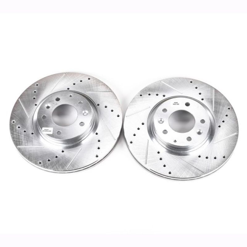PowerStop fits Mazda 06-07 6 Front Evolution Drilled & Slotted Rotors - Pair
