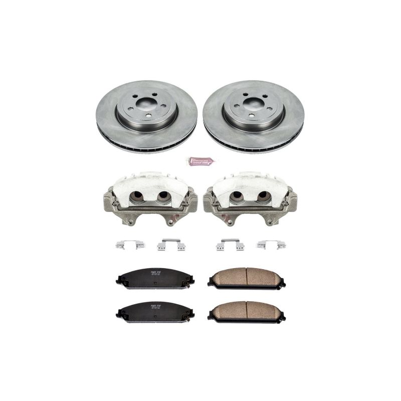 Power Stop KCOE2560A 12-20 fits Dodge Charger Front Autospecialty Kit w/Cals