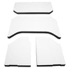 DEI 50135 fits Jeep 07-10 Wrangler JK 4-Door Boom Mat Headliner - 4 Piece - Whi