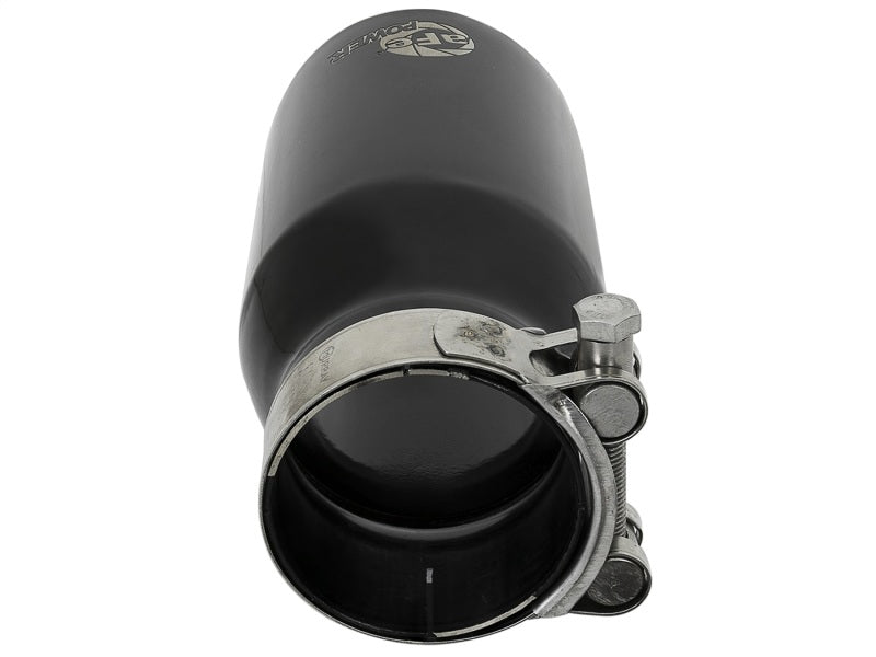 AFE 49T25354-B07 orce-Xp Universal 409 SS Single-Wall Clamp-On Exhaust Tip - Bl