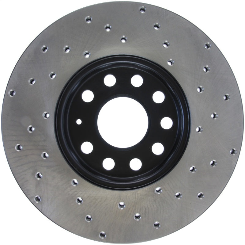 Stoptech 128.33110R 05-10 VW Jetta (Exc Wagon) / 09-10 Jetta Wagon / 07-10 Rabbit Drilled Right Front Rotor