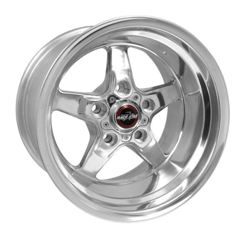 Race Star 92-510248DP 92 Drag Star 15x10.00 5x4.75bc 4.50bs Direct Drill Polished Wheel